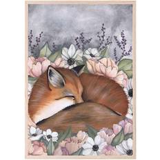 That's Mine Flower Field Fox Poster