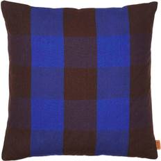Pillows Ferm Living Grand Inner Pillow Chocolate/Bright Blue (50x50cm)