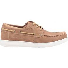 Beige Boat Shoes Hush Puppies Liam - Tan