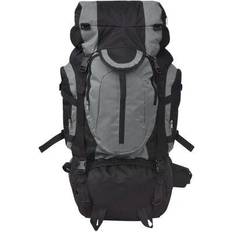 Backpacks vidaXL Hiking Backpack XXL 75L - Black/Grey