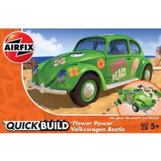 Slot Cars Airfix VW Beetle Flower Power Quickbuild