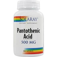 Solaray Pantothenic Acid 500mg 100 pcs