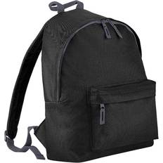 Beechfield Childrens Junior Fashion Backpack 2-pack - Black