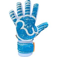 Junior Goalkeeper Gloves RWLK Allround Plus Jr - Light Blue/White