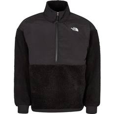 The North Face Men Jumpers The North Face Platte Sherpa Quarter Zip Sweater - Black