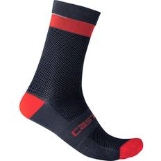 Castelli Socks Castelli Alpha 18 Socks Men - Savile Blue/Red
