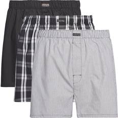 Stripes Men's Underwear Calvin Klein Woven Boxers 3-pack