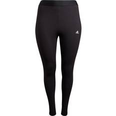 Adidas Women Trousers & Shorts adidas Women's Essentials 3-Stripes Plus Size Leggings - Black/White