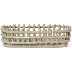 Ceramic Baskets Ferm Living Ceramic Cashmere Basket 30cm