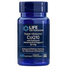 Life Extension Super Ubiquinol CoQ10 with Enhanced Mitochondrial Support 50mg 100 pcs