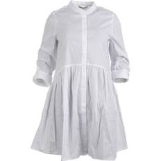Only Ditte Life 3/4 Loose Shirt Dress - White