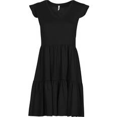 Pleats Clothing Only May Life Frill Dress - Black