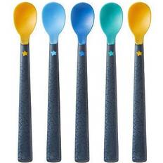 Machine Washable Children's Cutlery Tommee Tippee Softee Weaning Spoons 5-pack