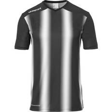 Uhlsport Stripe 2.0 Short Sleeve T-shirt Unisex - Black/White