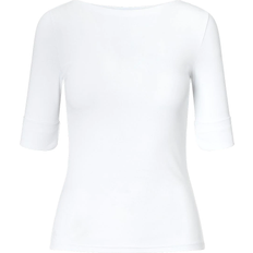Lauren Ralph Lauren Women T-shirts & Tank Tops Lauren Ralph Lauren Cotton Boatneck Top - White