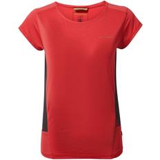 Craghoppers Women T-shirts Craghoppers Atmos Short Sleeved T-Shirt - Rio Red