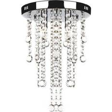 vidaXL Crystal Beads Ceiling Flush Light 24.8cm
