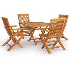 vidaXL 3059584 Patio Dining Set, 1 Table incl. 4 Chairs