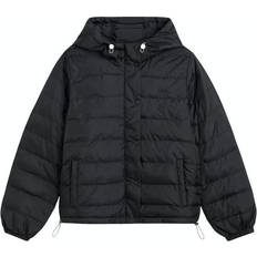 Levi's L - Winter Jackets - Women Levi's Edie Packable Jacket - Caviar/Black
