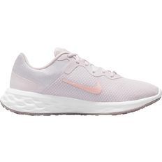 Pink - Women Running Shoes Nike Revolution 6 W - Light Violet/White/Champagne