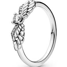 Pandora Rings Pandora Sparkling Angel Wings Ring - Silver/Transparent