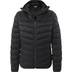 Napapijri Men - S Outerwear Napapijri Aerons Hooded Short Jacket - Black