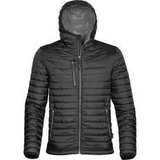 Stormtech Gravity Hooded Thermal Winter Jacket - Black/Charcoal