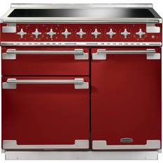 Rangemaster 100cm - Dual Fuel Ovens Induction Cookers Rangemaster ELS100EIRD/ Elise 100cm Electric Induction Cherry Red