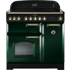 Rangemaster 90cm - Dual Fuel Ovens Induction Cookers Rangemaster CDL90EIRG/B Classic Deluxe 90cm Electric Induction Green