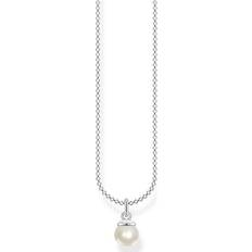 Pearl Necklaces Thomas Sabo Pearl Necklace - Silver/Pearl