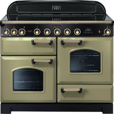 110cm - High Light Zone Induction Cookers Rangemaster CDL110EIOG/B Classic Deluxe 110cm Electric Induction Green