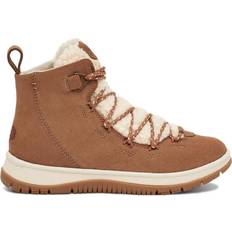 Sheepskin Lace Boots UGG Lakesider Heritage Mid - Chestnut Suede