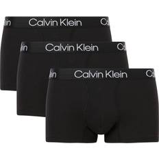 Calvin Klein Polyester Underwear Calvin Klein Modern Structure Trunks 3-pack - Black