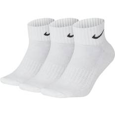 Long Dresses - Nylon Clothing Nike Cushion Training Ankle Socks 3-pack Unisex - White/Black