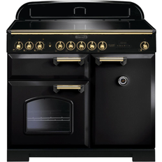 100cm - High Light Zone Induction Cookers Rangemaster CDL100EIBL/B Classic Deluxe 100 Induction Black