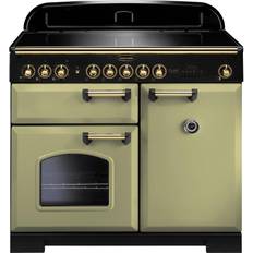 100cm - High Light Zone Induction Cookers Rangemaster CDL100EIOG/B Classic Deluxe 100 Induction Green