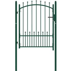vidaXL Fence Gate with Spikes 102x175cm