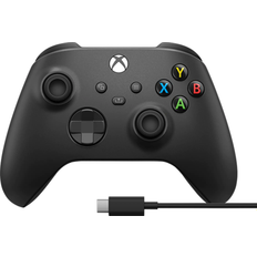 AA (LR06) - Xbox One Game Controllers Microsoft Xbox Series X Wireless Controller + USB-C Cable - Black