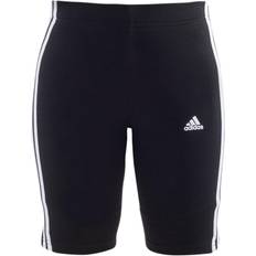 Adidas Cotton Trousers & Shorts adidas Essentials 3-Stripes Bike Shorts Women - Black/White
