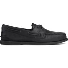 Black - Men Boat Shoes Sperry Authentic Original - Black
