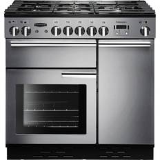 90cm - Stainless Steel Gas Cookers Rangemaster PROP90NGFSS/C Stainless Steel
