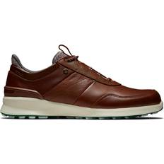 Brown - Men Golf Shoes FootJoy Stratos M - Cognac/Brown