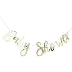 Ginger Ray Garlands Baby Shower Gold