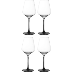 Black Glasses Villeroy & Boch Manufacture Rock White Wine Glass 38cl 4pcs