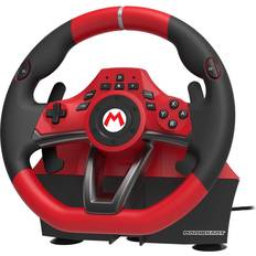 Nintendo Switch Wheels & Racing Controls Hori Nintendo Switch Mario Kart Racing Wheel Pro Deluxe Controller - Red/Black