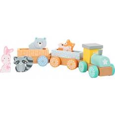 Small Foot Train Small Foot 11470 Train in Pastel Colours Wooden Kid's Toy, Unisex, 1