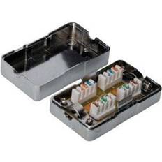 Silver Power Strips & Extension Cords Digitus DN-93903 Connection Box Compatible with: CAT 6