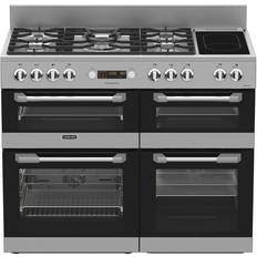 Leisure 110cm Cookers Leisure Cuisinemaster CS110F722X 110cm Dual Fuel Stainless Steel, Silver
