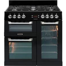 90cm - Black Gas Cookers Leisure Cuisinemaster CS90F530K 90cm Dual Fuel Black