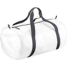 Duffle Bags & Sport Bags BagBase Packaway Barrel Bag - White